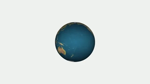 Earth map icon animated video Stock Footage 294402655