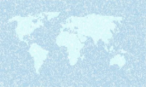 Earth map Foto stock