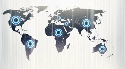 Earth maps white background 2 Stock Footage 32351014