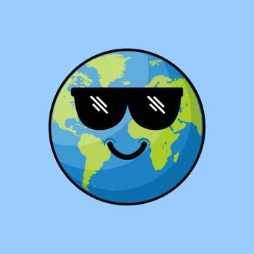 EARTH MASCOT Stock Illustration