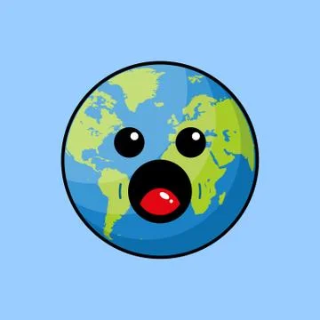 EARTH MASCOT Stock Illustration