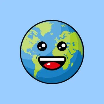 EARTH MASCOT Stock Illustration