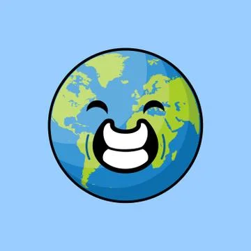 EARTH MASCOT Illustrazione stock