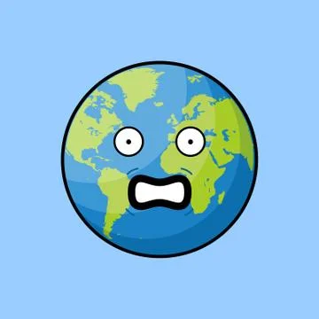 EARTH MASCOT Stock Illustration