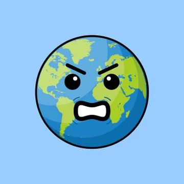 EARTH MASCOT Stock Illustration