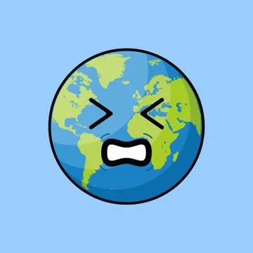 EARTH MASCOT Stock Illustration