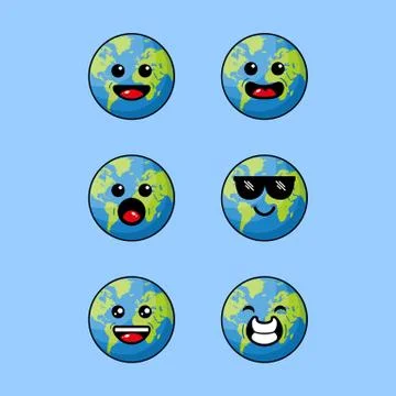 EARTH MASCOT Stock Illustration