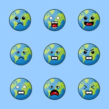 EARTH MASCOT Stock Illustration