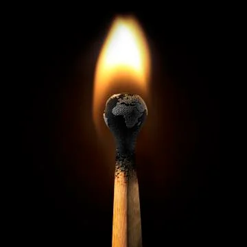 Earth match Stock Illustration