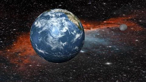 Of the Earth to the Moon Stock Illustration