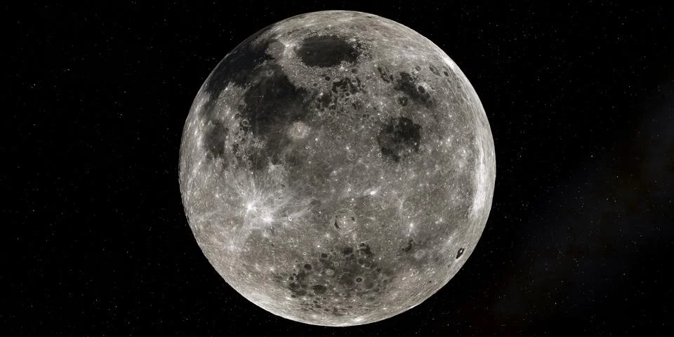 Earth Moon Stock Illustration