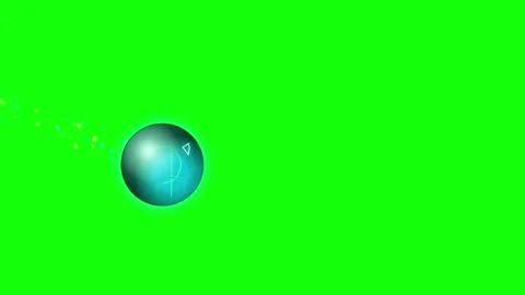 Earth Motion on Green Screen Chroma Key Background Video stock 336956714