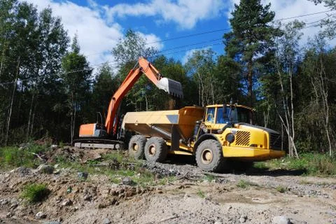 Earth mover Stock Photos