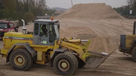Earth Movers Stock Footage 42615473