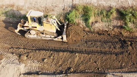 Earth moving machine Stock-Footage 164263305
