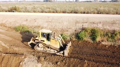 Earth moving machine Stock-Footage 164266768