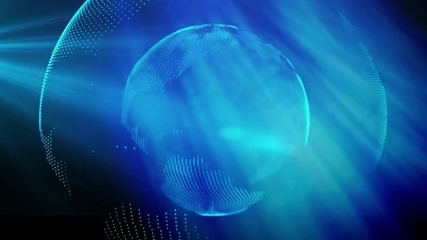 Earth network. Global technology background Stock Footage 83997169