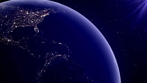 Earth Night Background 2 Stock Footage 248955367