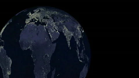 Earth Night Stock Footage 100250