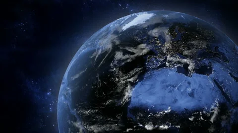 Earth at night Видео 6443786