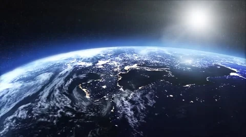 Earth at night Stock Footage 62682236
