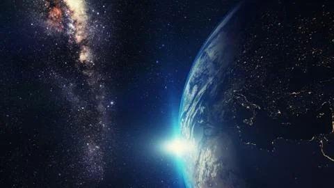 Earth night Stock Photos