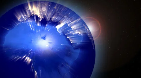 Earth at night.mp4 Stock Footage 39581561