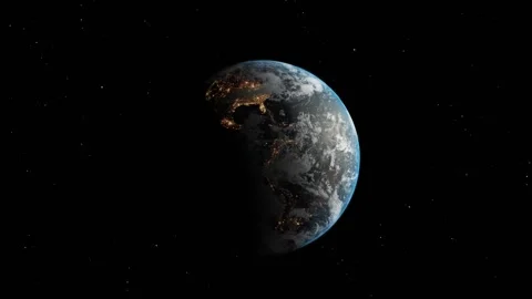 Earth orbit Loop Stock Footage 146578952
