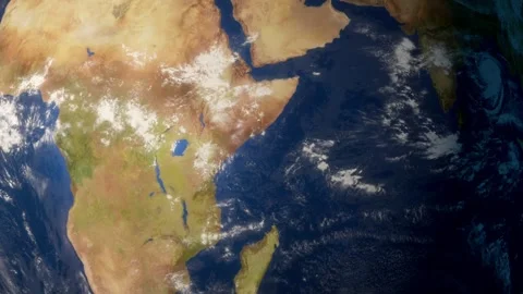 Earth Orbit from Space - 3D Animation 스톡 동영상 261872556