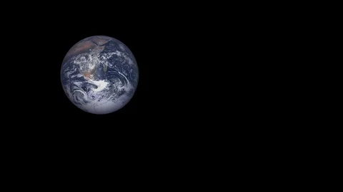 Earth Orbiting Stock Footage 90409608