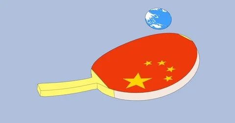 Earth paddled by world powers Stock Footage 123843432