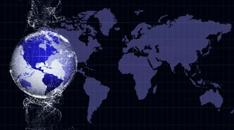 Earth particle 2 HD Stock Footage 10790703