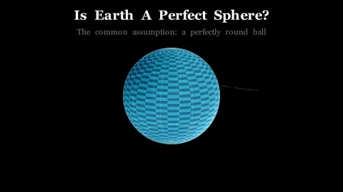 Is Earth a perfect sphere Vídeos de archivo 340184580