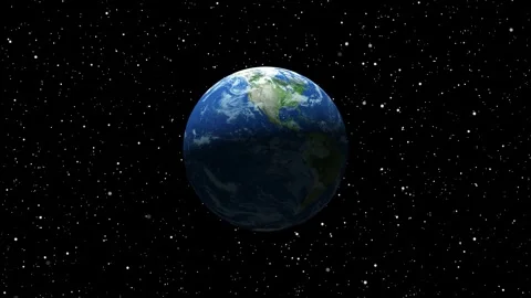 Earth planet with 3D sphere animation. Stock Footage 298980462