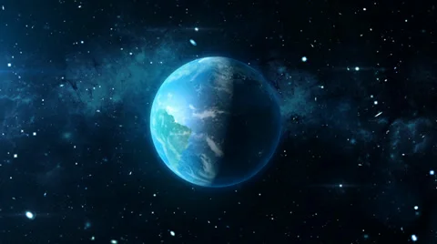 Earth Planet Animated Rotation 3D 1920x1080p Stock Footage 34301219