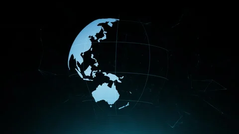 Earth planet cyberspace background Stock-Footage 322904055