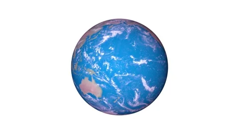 Earth planet, earth planet with space Stock Footage 257407093
