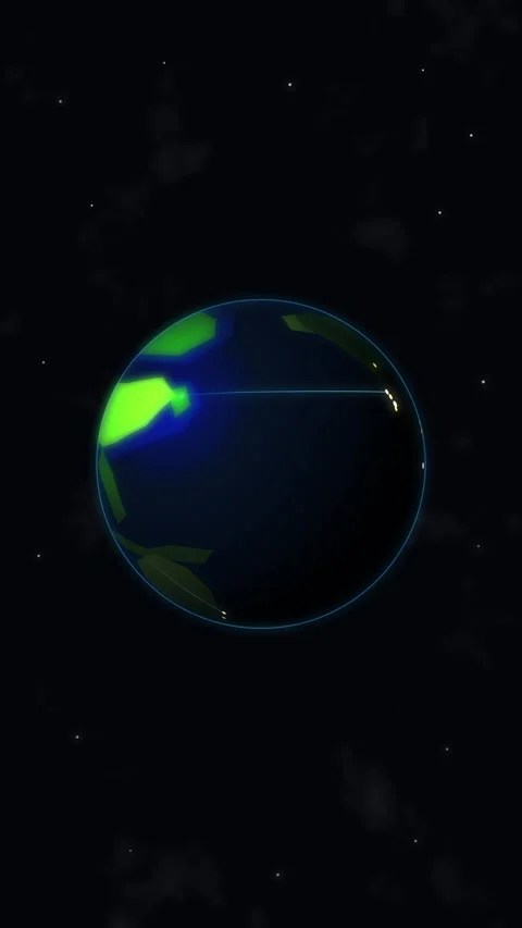 Earth planet globe loop animation rotating space astronomy cosmos world Stock Footage 346647319