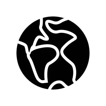 Earth, Planet icon vector template EPS10 File Stock Illustration