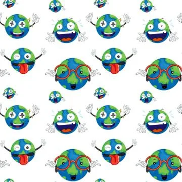 Earth planet Illustrazione stock