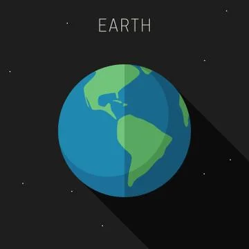 Earth planet Illustrazione stock