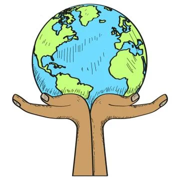 Earth planet image Stock Illustration