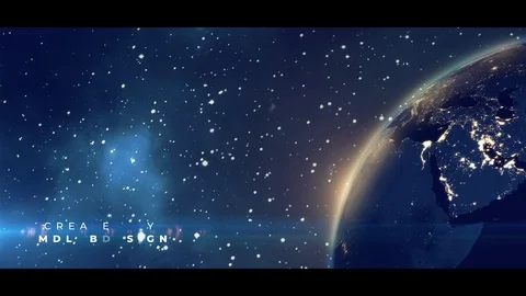 Earth Planet Titles Stock After Effects