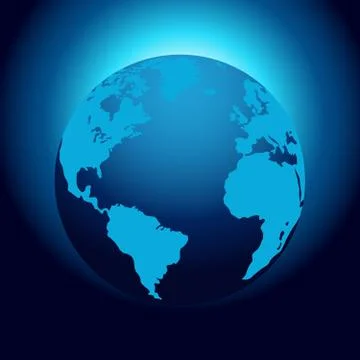 Earth planet vector Stock Illustration