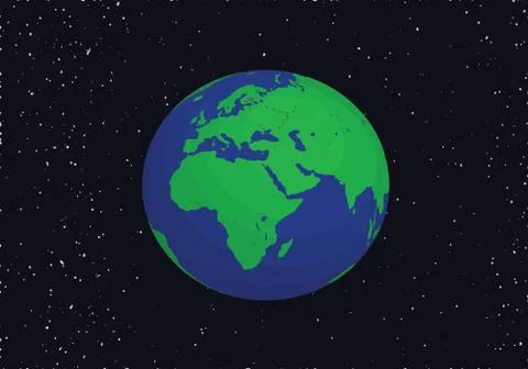 Earth planet vector illustration Stock Illustration