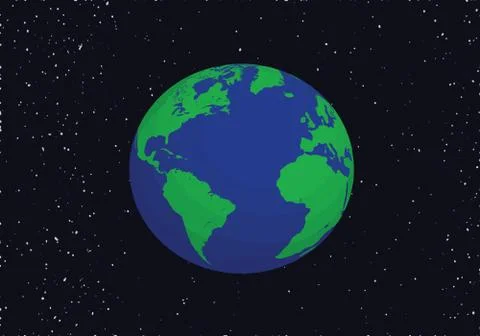 Earth planet vector illustration Stock Illustration