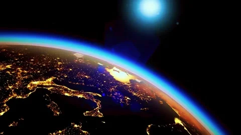 Earth planet, view  from Space Stock Footage 278664684