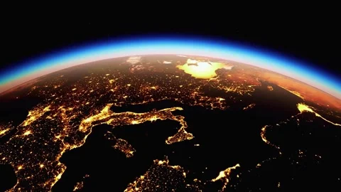 Earth planet, view  from Space Stock Footage 278664705