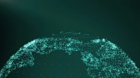 Earth Plexus Intro Blue 2 Stock Footage 86331382