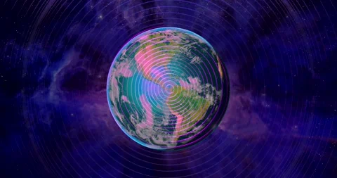 Earth radiation Video stock 272441378